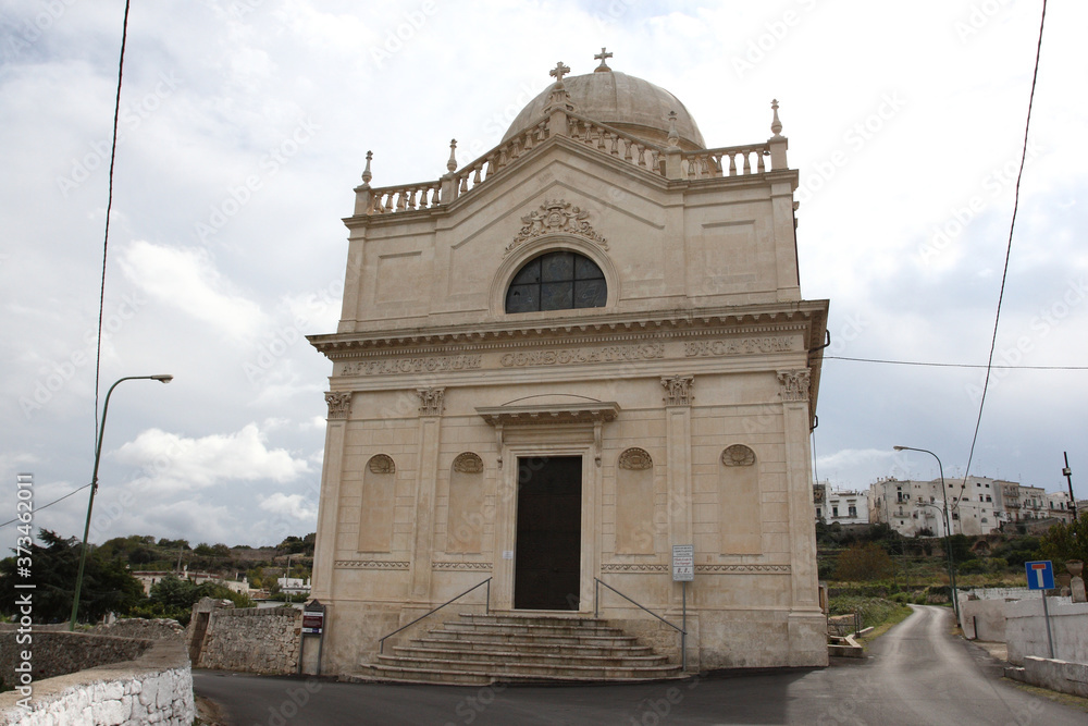 Ostuni, Italy - October 6, 2010: The church of the Madonna della Grata