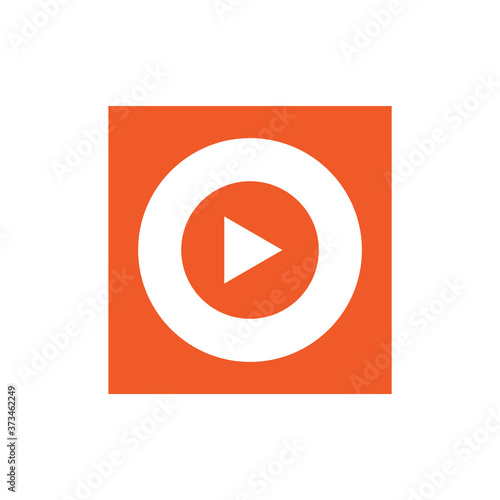 Free Download Music player icon flat - GFXLoad