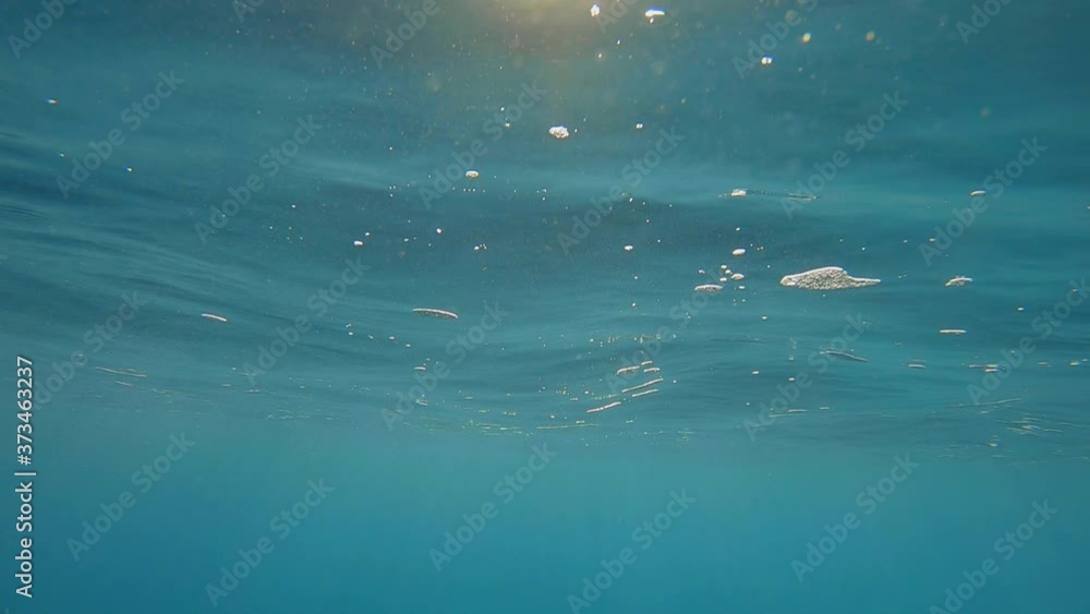 reflections beneath the surface of the ocean reflections beneath the surface of the ocean