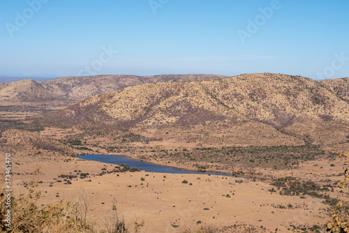 Winter landscape of the south african bush. photo