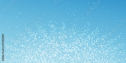 Magic stars Christmas background. Subtle flying sn