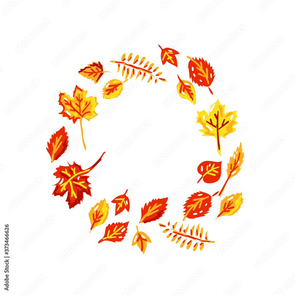 Seamless pattern. Vector illustration. Autumn leaves. Seamless pattern. Vector illustration. Autumn leaves.