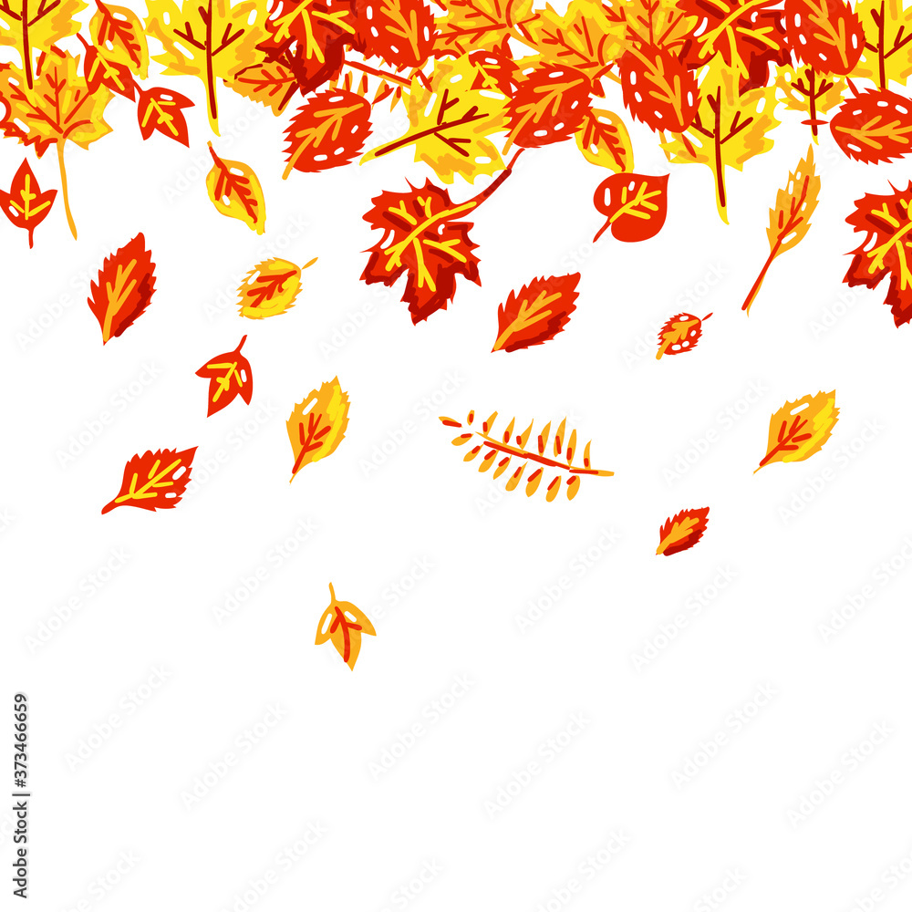 Seamless pattern. Vector illustration. Autumn leaves. Seamless pattern. Vector illustration. Autumn leaves.