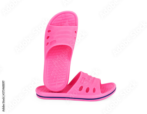 Foto house slippers isolated on white background