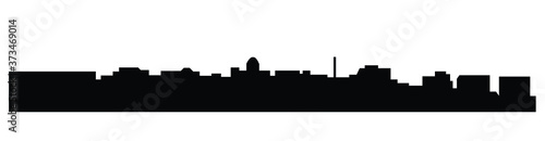 Madison, Wisconsin (city silhouette)