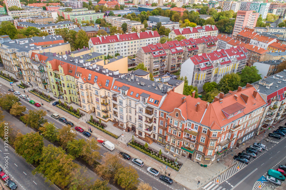 Obraz premium Szczecin Aleja Papieża Jana Pawła II, Złoty Szlak