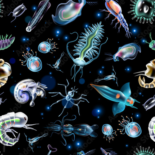 Plankton Abstract Pattern