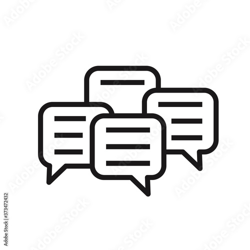 Vector modern thin line icon