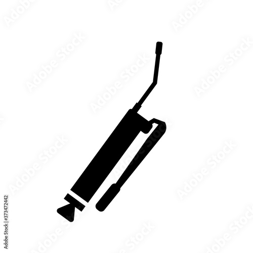 Grease gun glyph icon vector photo