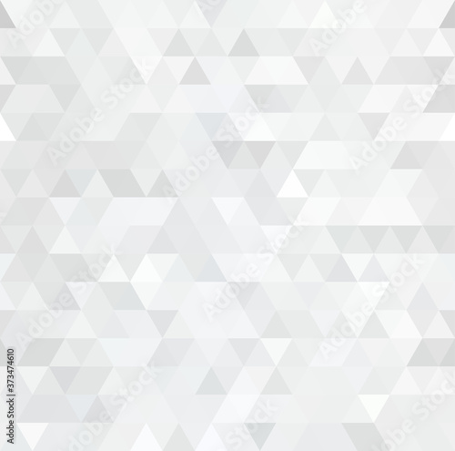 Abstract geometry triangle white and gray background.vector
