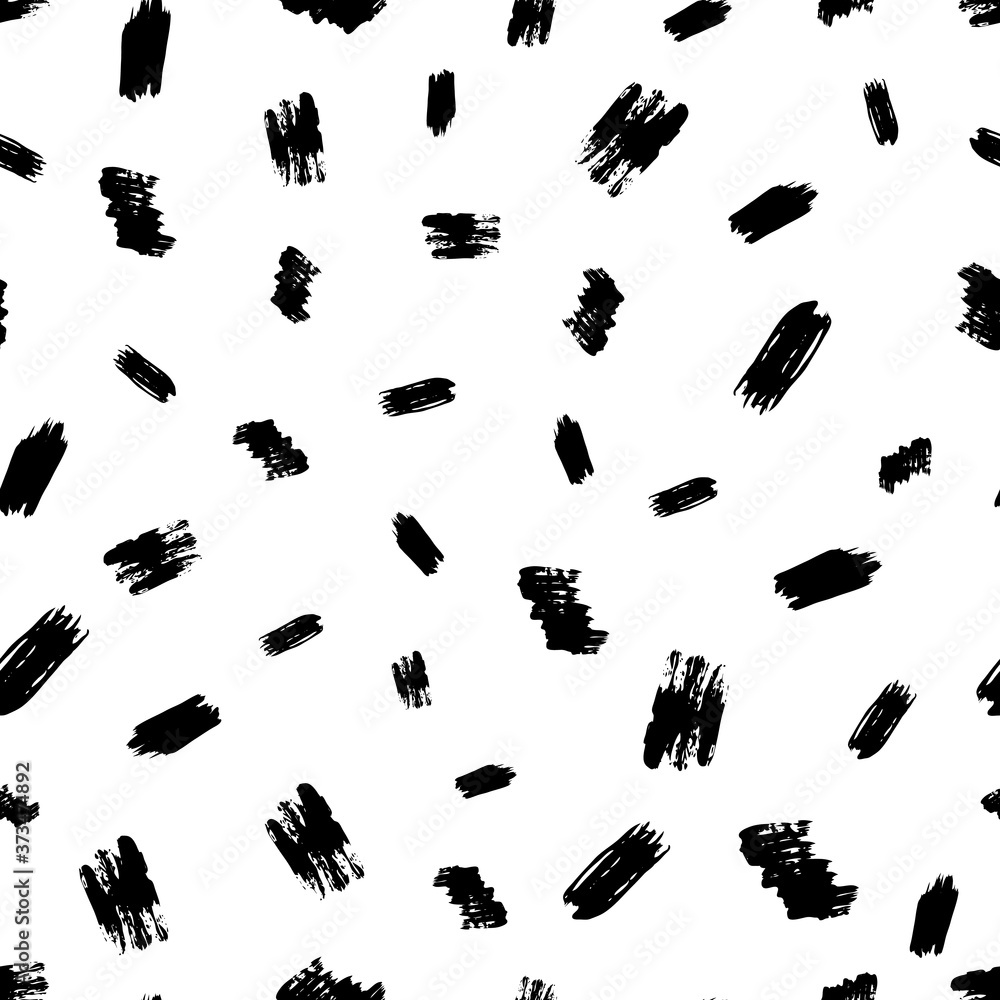 Seamless Pattern with hand drawn scribble smears Seamless Pattern with hand drawn scribble smears