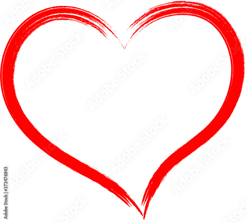 The red heart is a symbol of love and faith. Valentine's day splash template, romantic stylish design.