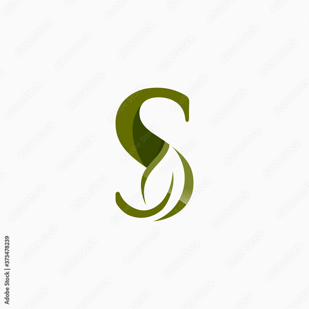 S Organic symbol , S logo template vector icon S Organic symbol , S logo template vector icon