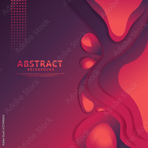 abstract background overlap layer for promotion square web banner on social media mobile apps