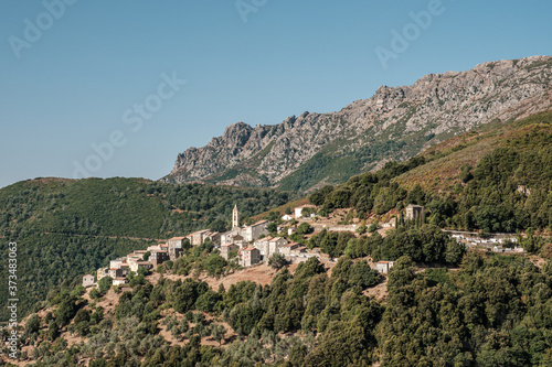 Village of Lento in Corsica