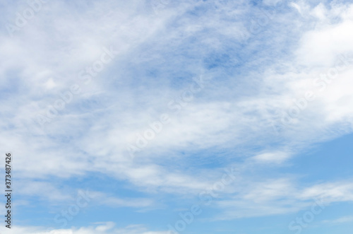 Sky blue background. Sky cloud clear