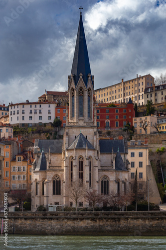 Lyon. Church of St. George. © pillerss