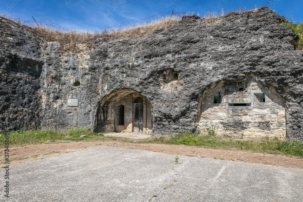 Fort famous from the great war partly destroyed Fort famous from the great war partly destroyed