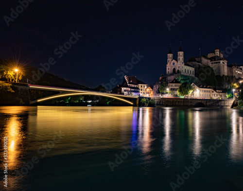 Bridge at night  Aarburg  Switzerland