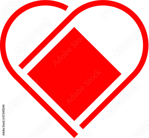 Logo Love . Symbol Heart Shape for your design. Vector Illustration. Free Download Logo Love . Symbol Heart Shape for your design. Vector Illustration. - GFXLoad
