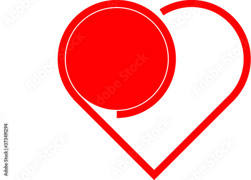 Free Download Logo Love . Symbol Heart Shape for your design. Vector Illustration. - GFXLoad