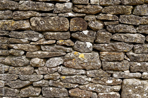 Drystone wall at Burford in the Cotswolds