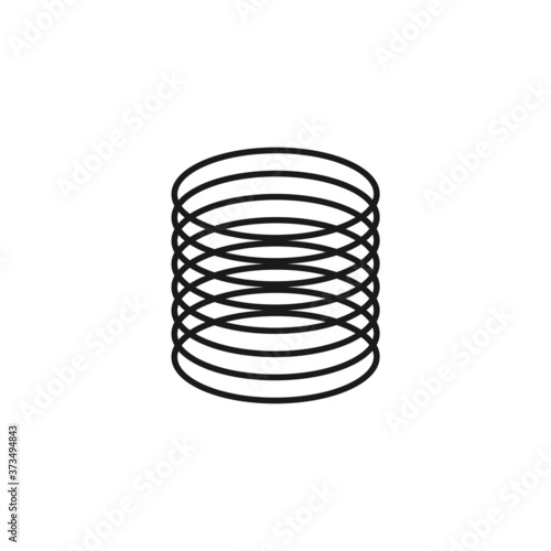metal wire isolated on white background