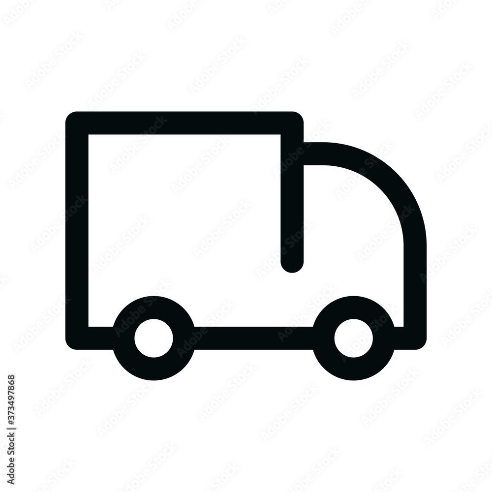 Online store delivery isolated icon, online shop shipping linear icon, ecommerce delivery truck outline vector icon with editable stroke Online store delivery isolated icon, online shop shipping linear icon, ecommerce delivery truck outline vector icon with editable stroke