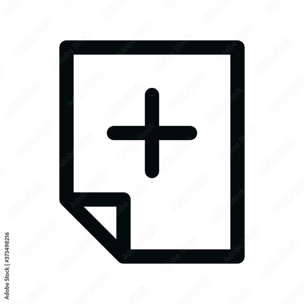 Add article isolated icon, create new page linear icon, plus doc outline vector icon with editable stroke Add article isolated icon, create new page linear icon, plus doc outline vector icon with editable stroke