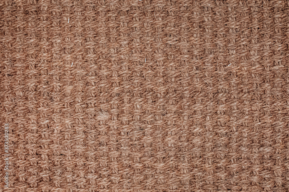 Dark Brown Rough hemp matt for texture background. Dark Brown Rough hemp matt for texture background.