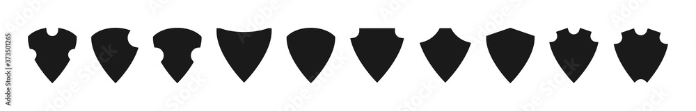 Shield. Shield vector icons set. Shields vector icons, isolated. Vector illustration Shield. Shield vector icons set. Shields vector icons, isolated. Vector illustration