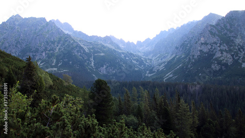 Tatry Słowackie czerwony szlak na Rysy 