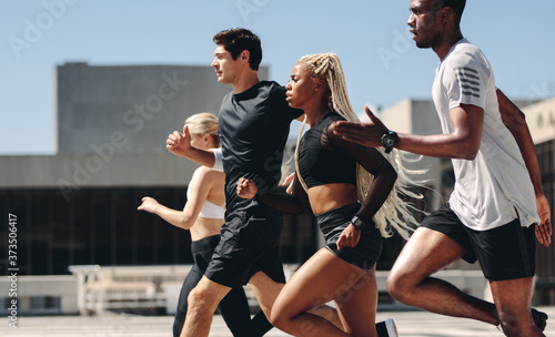Tableau sur toile Street running club