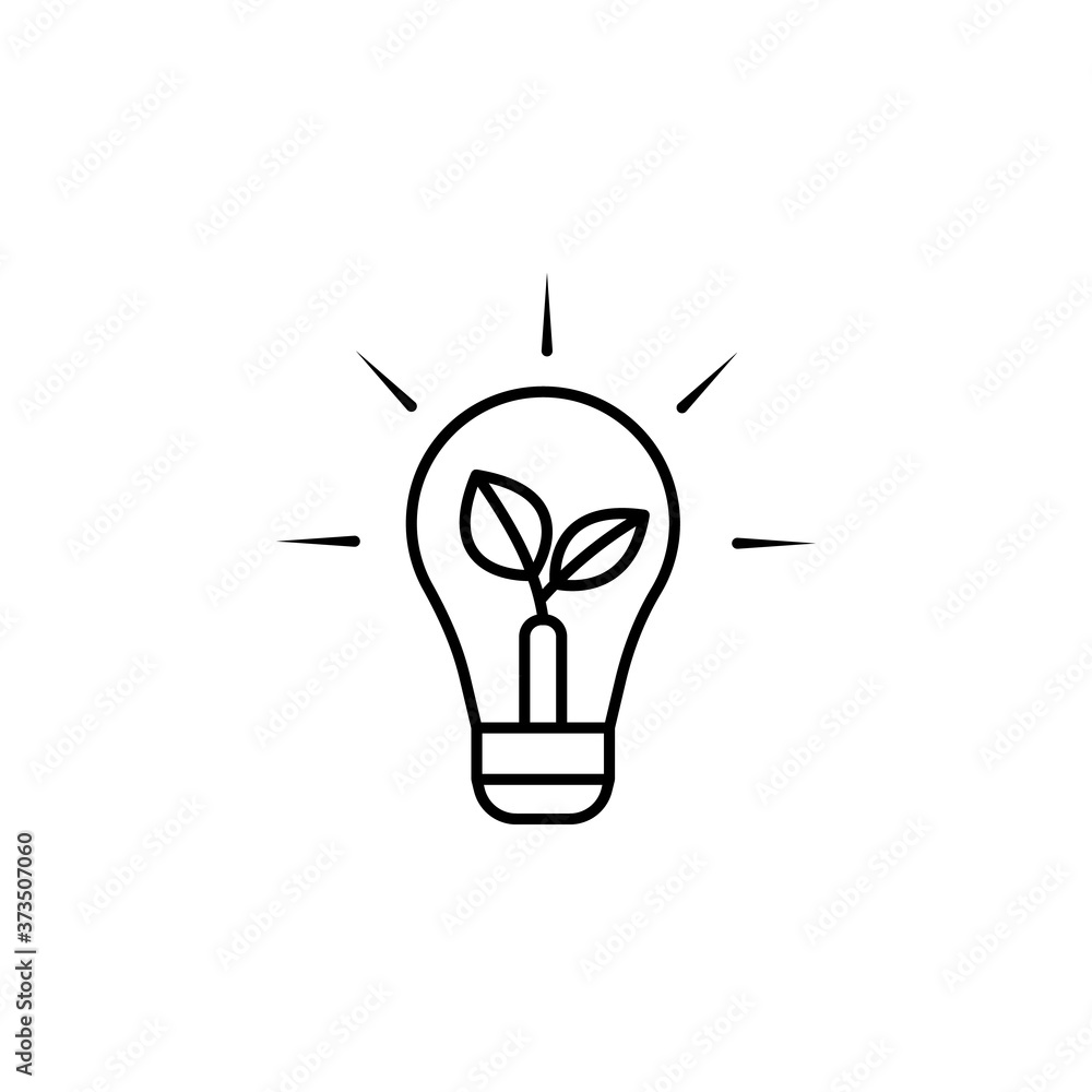 green energy line icon. Signs and symbols can be used for web, logo, mobile app, UI, UX green energy line icon. Signs and symbols can be used for web, logo, mobile app, UI, UX
