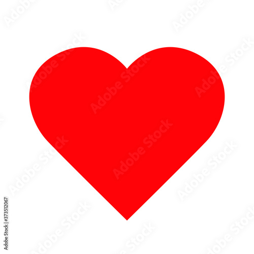 Heart vector icon 