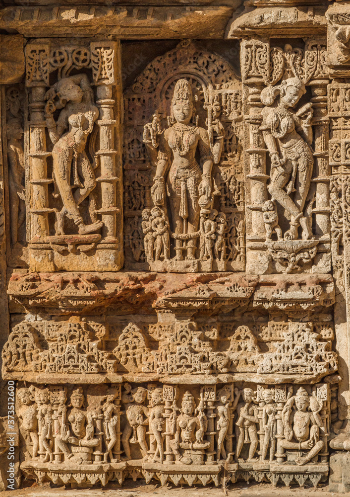 UNESCO world heritage Queen’s step well or rani ki vav is situated in the town of Patan, district patan in Gujarat state of India. It is located on the banks of Saraswati River in patan.