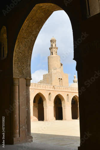 The Mosque of Ibn Tulun is the oldest Mosque in Cairo and as well in Africa - Cairo, Egypt