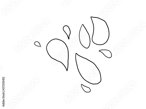 raindrop doodles