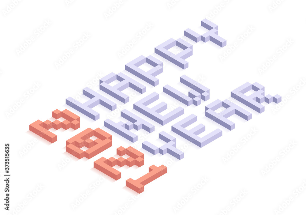 2021 New year isometric vector illustration art. Minimal 2021 vector Holiday decoration elements for design, postcard, greeting cards and invitations or flyer 2021 New year isometric vector illustration art. Minimal 2021 vector Holiday decoration elements for design, postcard, greeting cards and invitations or flyer
