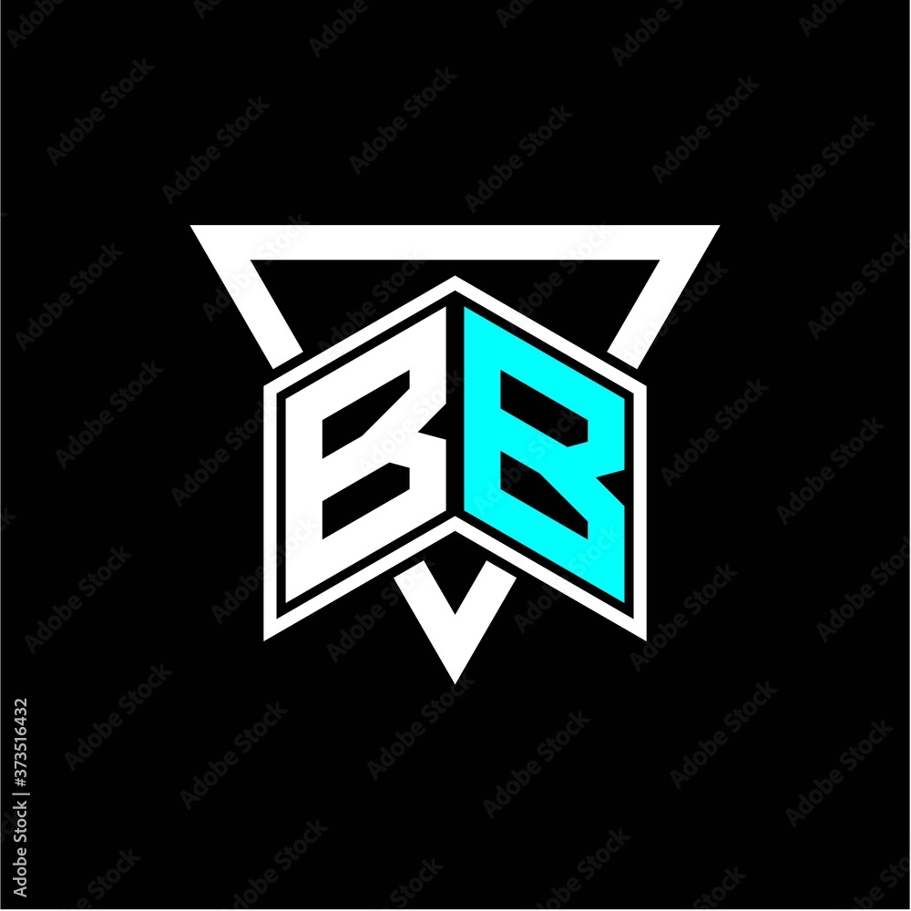 The letter B B monogram is perfect for game initials, greeting cards, logos, posters and more The letter B B monogram is perfect for game initials, greeting cards, logos, posters and more