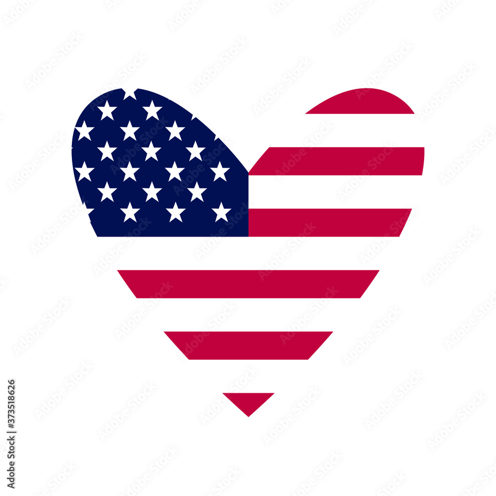 Flag USA vector icon Flag USA vector icon