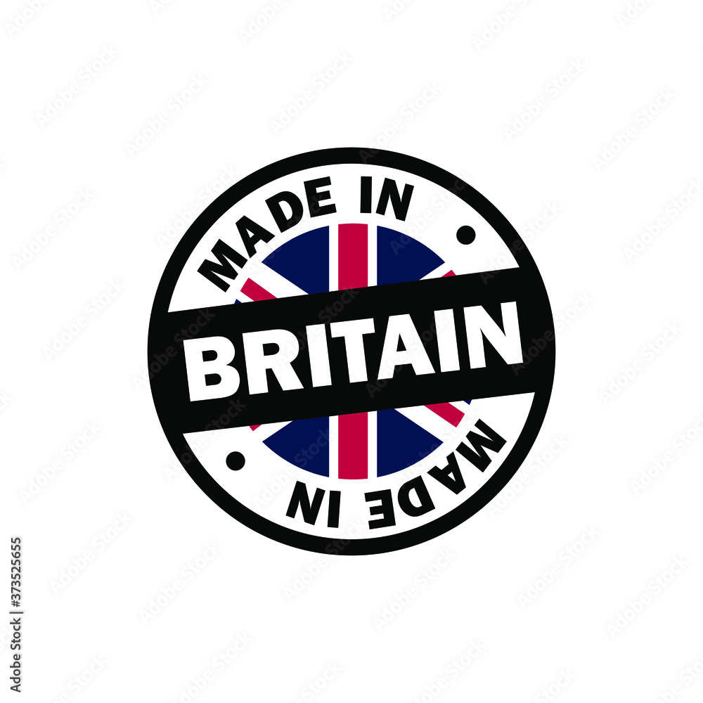 Fototapeta premium Stamp made in Britain icon 
