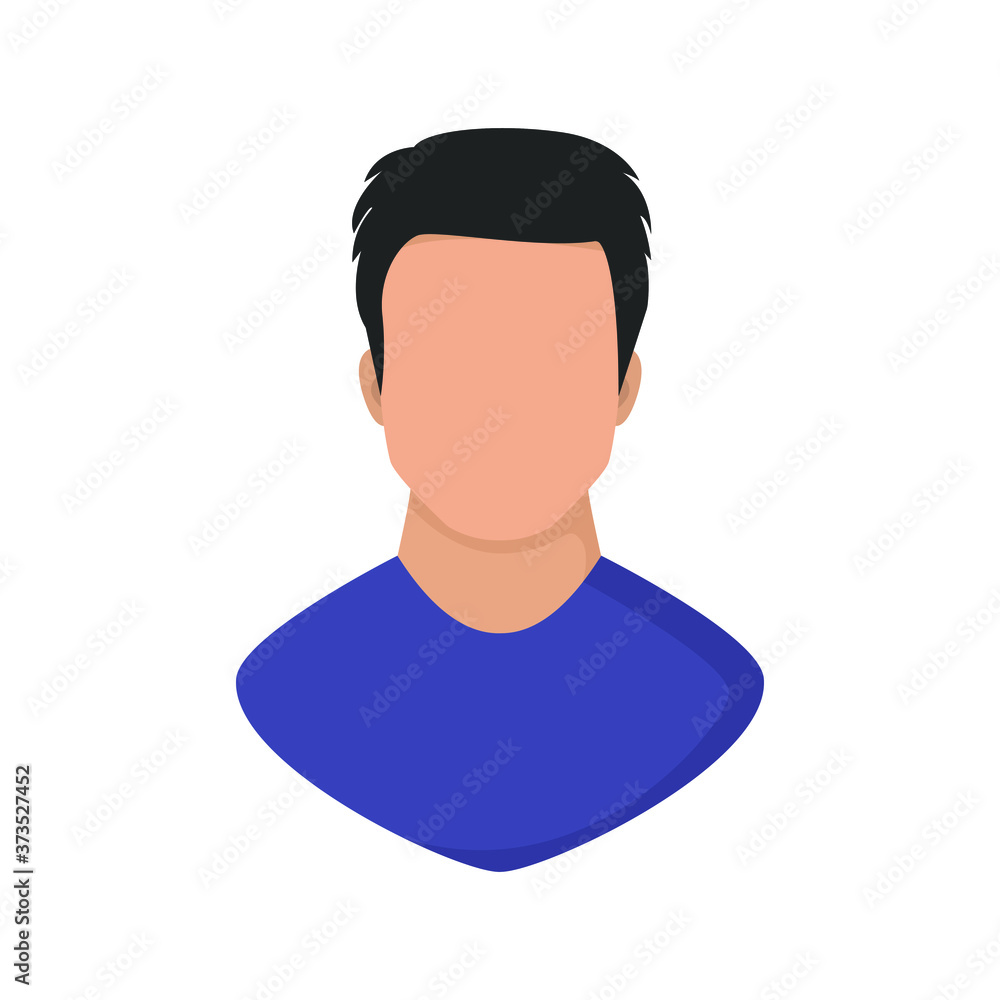 Man face illustration 