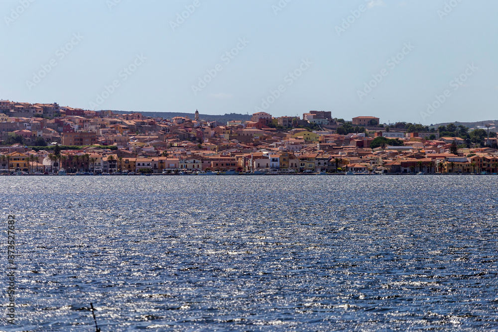 The city of Sant'Antioco in Sardinia
