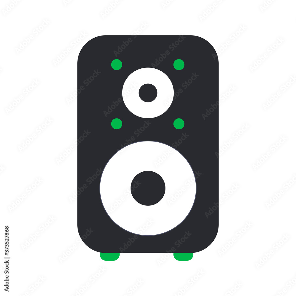 Isolated sound speaker icon. Sound and music icon - VEctor Isolated sound speaker icon. Sound and music icon - VEctor