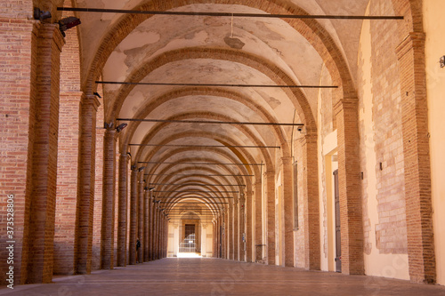 fabriano medieval city historic center italy