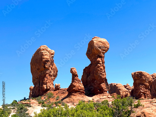 pillars in arches national park