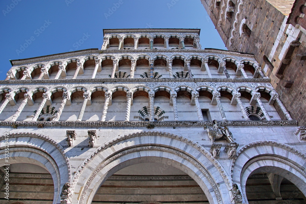 Lucca Cathedral (Duomo di Lucca, Cattedrale di San Martino) is a Roman Catholic cathedral dedicated to Saint Martin of Tours. It is the seat of the Archbishop of Lucca.