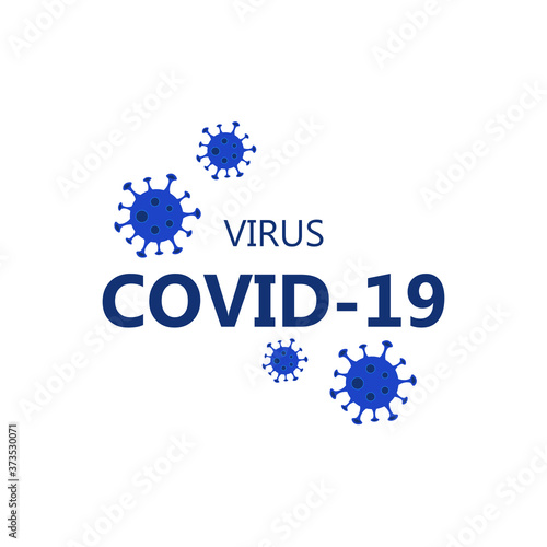 Virus COVID-19 banner vector 