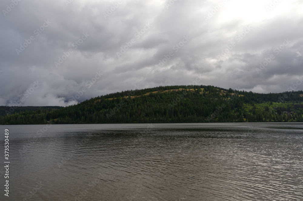 Storm Clouds Looming over Pyramid Lake